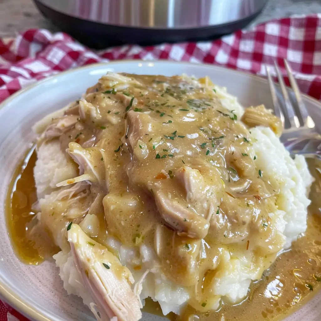 Slow Cooker Chicken and Gravy