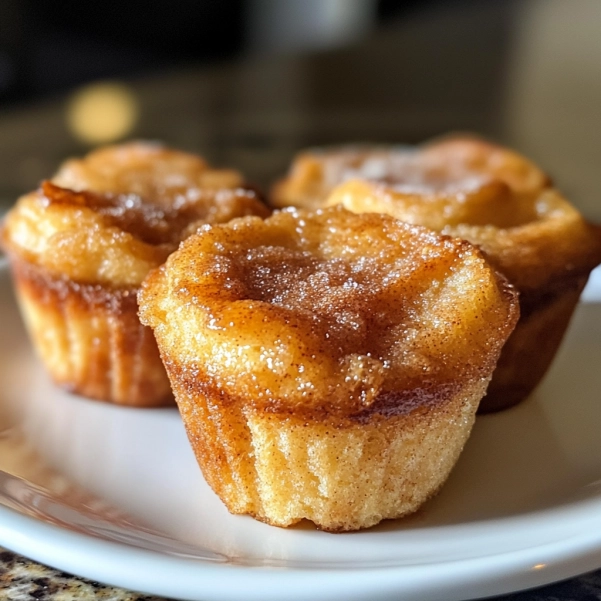 Cinnamon Sugar French Toast Muffins