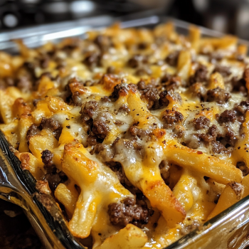 Cheeseburger French Fry Casserole