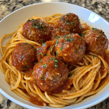 Homemade Spaghetti and Meatballs