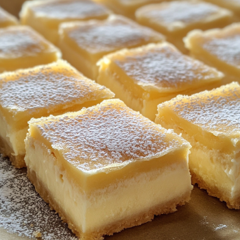 Vanilla Custard Cream Squares