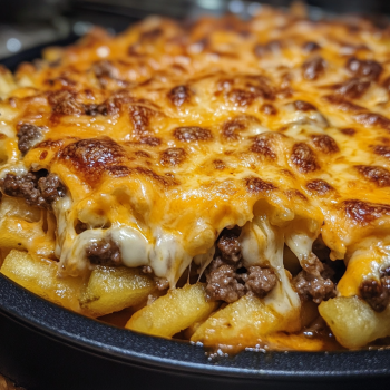 Cheeseburger French Fry Casserole