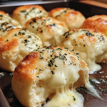 Gooey Mozzarella Biscuit Bombs