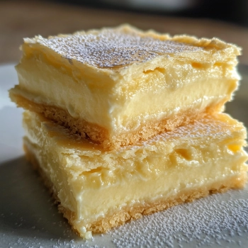 Vanilla Custard Cream Squares