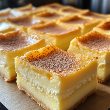 Vanilla Custard Cream Squares