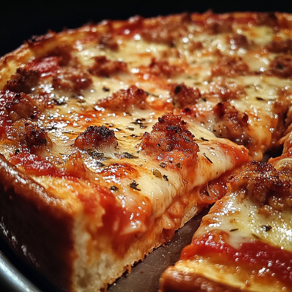 Chicago Deep-Dish Pizza