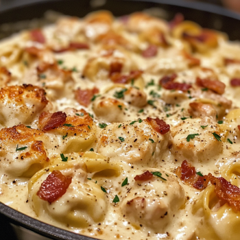 Chicken Alfredo Bacon Tortellini