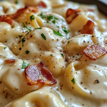 Chicken Alfredo Bacon Tortellini