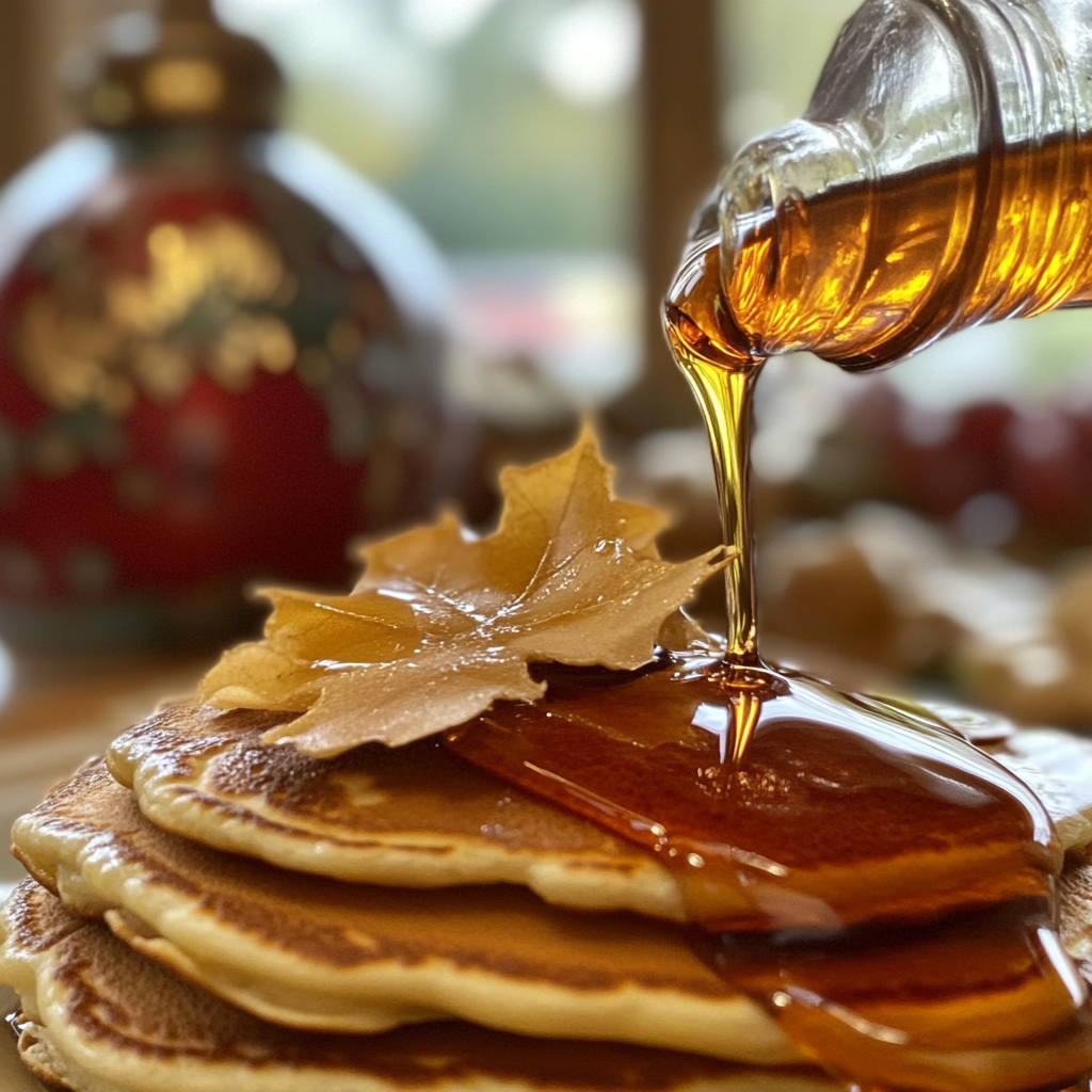 Pancakes with Maple Syrup